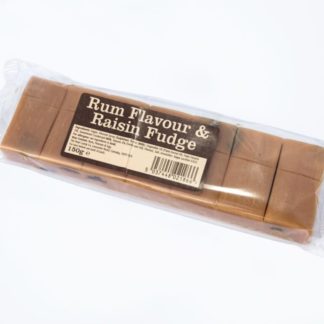 Rum and Raisin Fudge