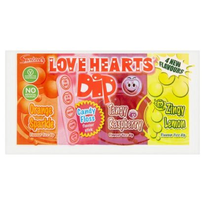 Swizzles Love Heart Dip Candy Floss Flavour Stick from the UK - Best of British