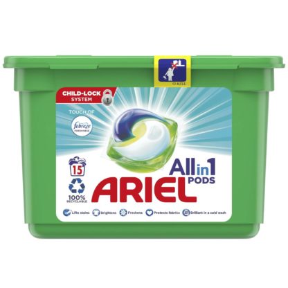 Ariel 3in1 Original Pods 15 Wash With Febreeze from the UK - Best of British