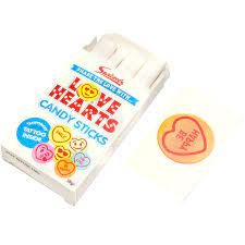 Love Hearts Candy Sticks