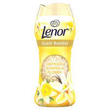Lenor Daffodil and Vanilla Flower scent booster.