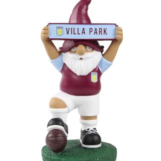 Aston Villa Gnome with Sign