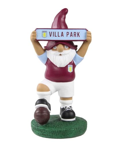 Aston Villa Gnome with Sign