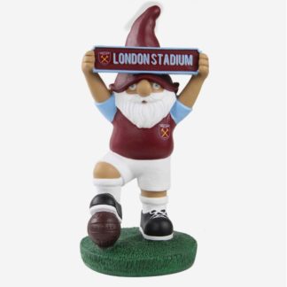 West Ham Gnome with a Sign