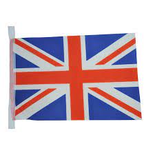 Union Jack Bunting 9 Meters - Fabric rectangle