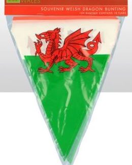 Welsh Dragon PVC Triangular Bunting