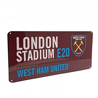 West Ham United Street Sign