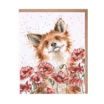 Wrendle Designs by Hannah Dale Poppy Field Card