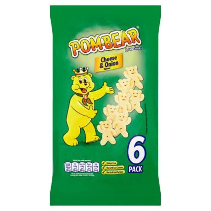 Pom-Bear Cheese and Onion Multi Pack
