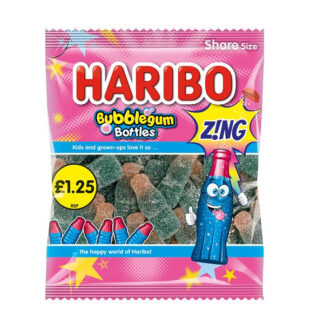 Haribo Bubblegum Bottles Zing