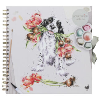 Wrendale Designs Blooming With Love Dog Scrapbook Album