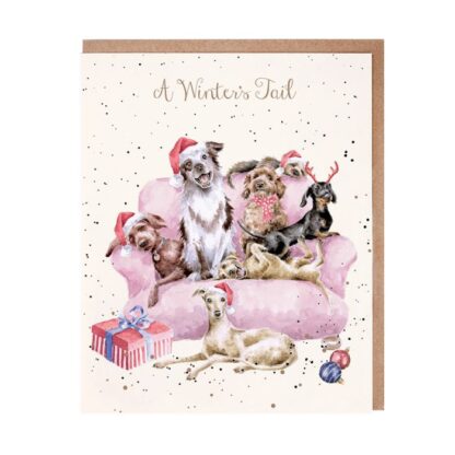 Wrendale Design Greeting Card A Winters Tail