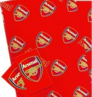 Arsenal 2 Sheet 2 Tags Gift Wrap