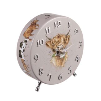 Wrendale Cow Clock 'MOOOO' COW WALL CLOCK