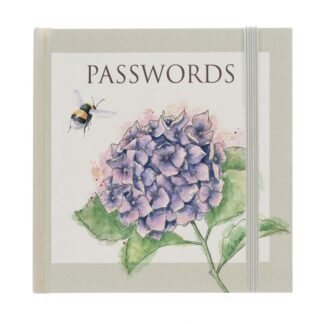 Wrendale Design Hannah Dale Hydrangea Password Book