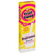 Fruit Salad Milk Straw