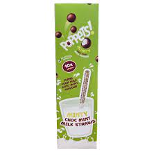 Poppets Milk Straw Mint Chocolate