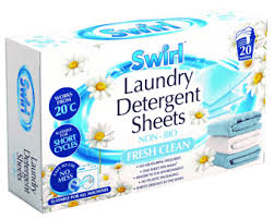 Swirl Laundry Detergent Non-Bio Washing Sheets
