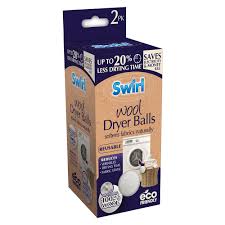Swirl Wool Laundry Balls