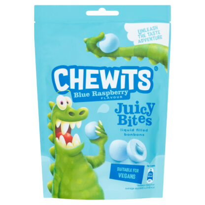 Chewits Juicy Bites Pouch Blue Raspberry