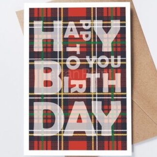Tartan Happy Birthday