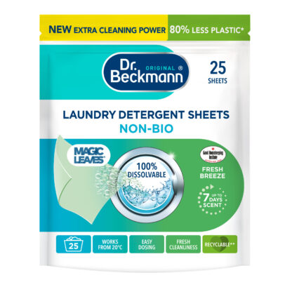 Dr Beckmann Laundry Detergent Sheets Non-Bio