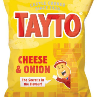 Tayto Cheese and Onion Northern Ireland Best Before 18.10.25
