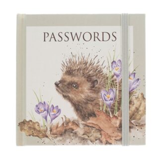 Wrendale Design New Beginnings Hedgehog Password Book
