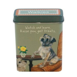 Treat Tin Raise Paw